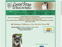 Tablet Screenshot of conradstrays.com